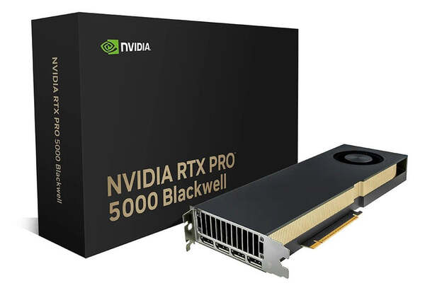 NVIDIA RTX PRO 5000 Blackwell 72 Gt -n&auml;yt&ouml;nohjain