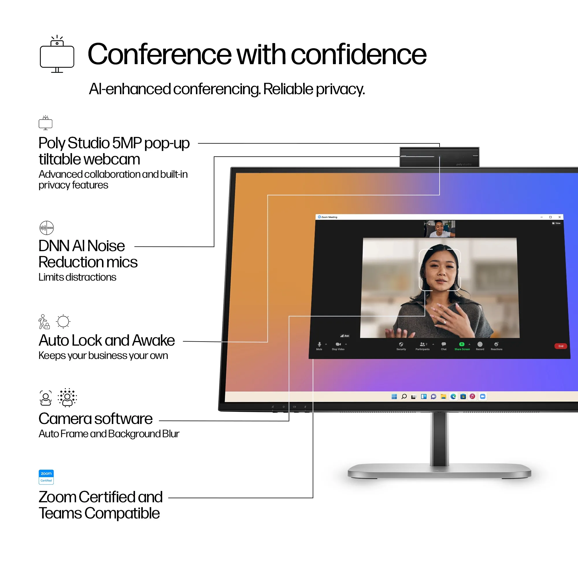 HP S5 Pro 527pm QHD Conf MNTR USB-C