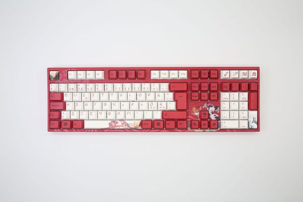 Varmilo VEA109 Koi V2 MX Red - gaming keyboard, red/white