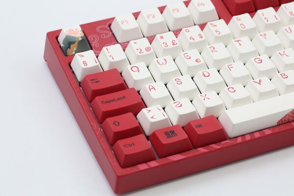 Varmilo VEA109 Koi V2 MX Red - gaming keyboard, red/white