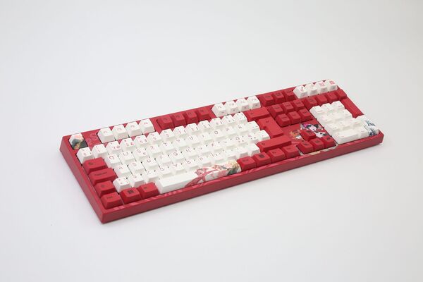 Varmilo VEA109 Koi V2 MX Red -pelin&auml;pp&auml;imist&ouml;, punainen/valkoinen