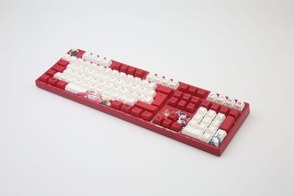 Varmilo VEA109 Koi V2 MX Red -pelin&auml;pp&auml;imist&ouml;, punainen/valkoinen