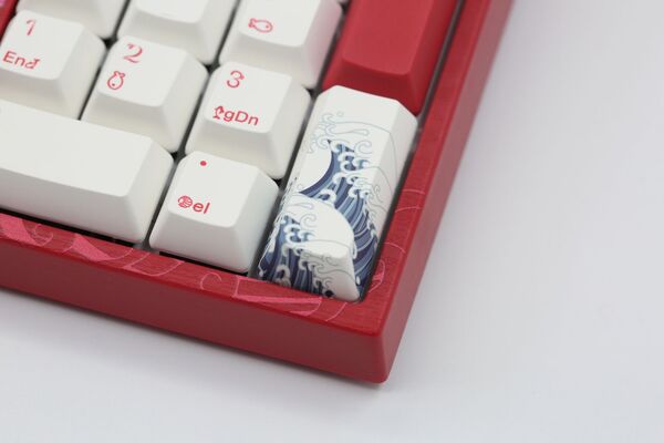 Varmilo VEA109 Koi V2 MX Red - speltangentbord, r&ouml;d/vit