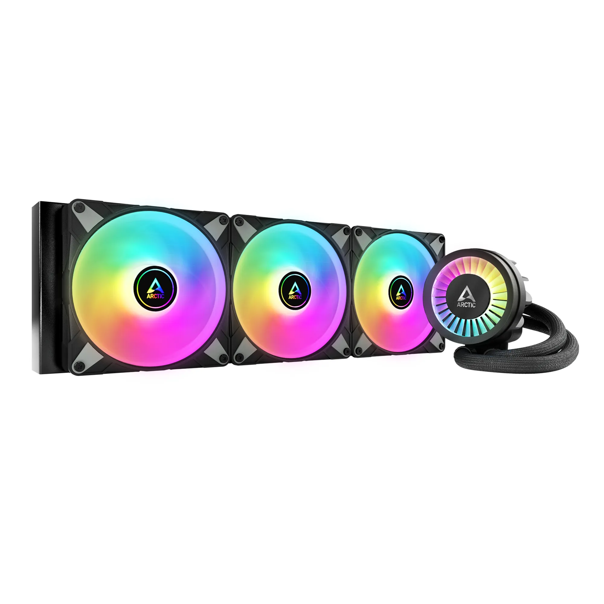 Arctic Liquid Freezer III 420 A-RGB - vattenkylare, Svart