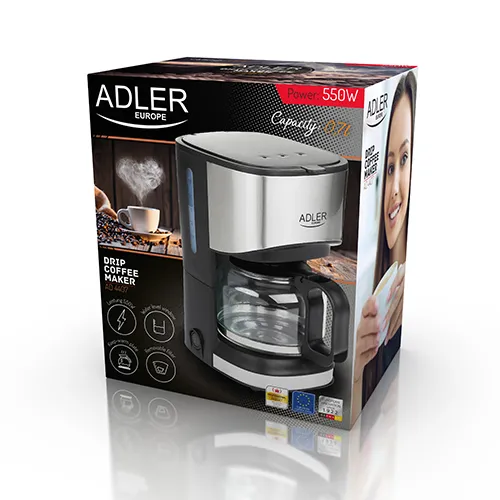 Adler AD 4407 Coffee Maker, 0.7L, Black