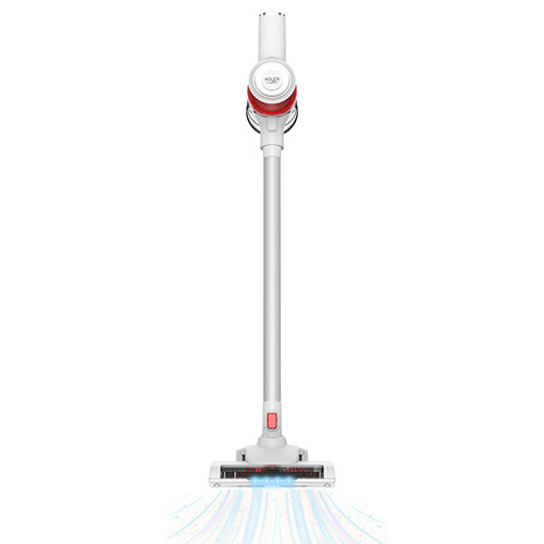 Adler AD 7051 0.6 L 300 W 2.2 Ah - skaftdammsugare, vit och r&ouml;d