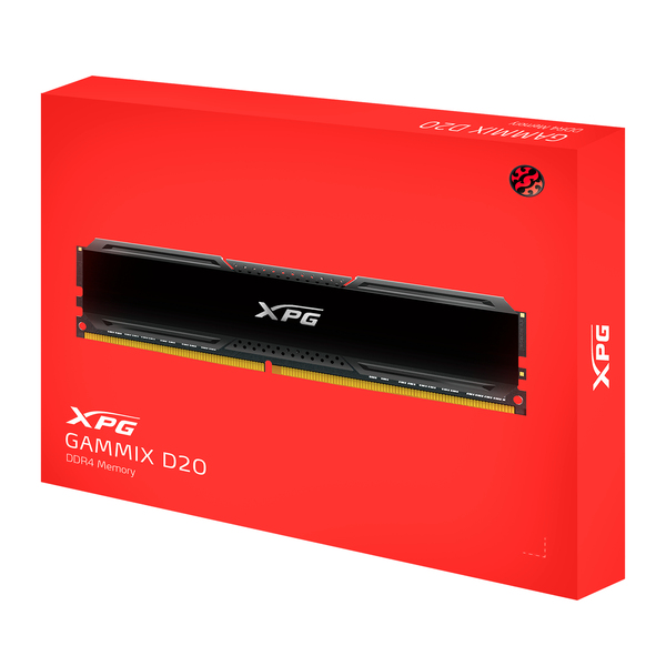 ADATA GAMMIX D20 16GB 2x8GB DDR4 3600MHz U-DIMM 18-22-22 Black