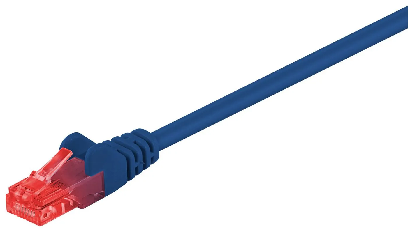 MicroConnect Cat6 U/UTP - network cable, 1 m, PVC, Blue MicroConnect Cat6 U/UTP - network cable, 1 m, PVC, Blue