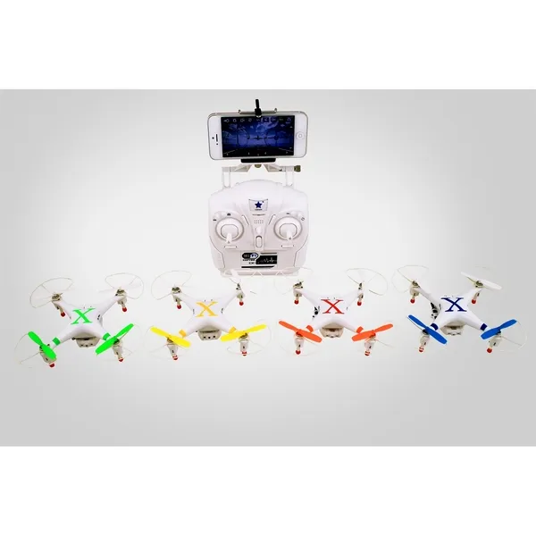 CX-30W FPV Quadrocopter bild&ouml;verf&ouml;ring till mobiltelefon