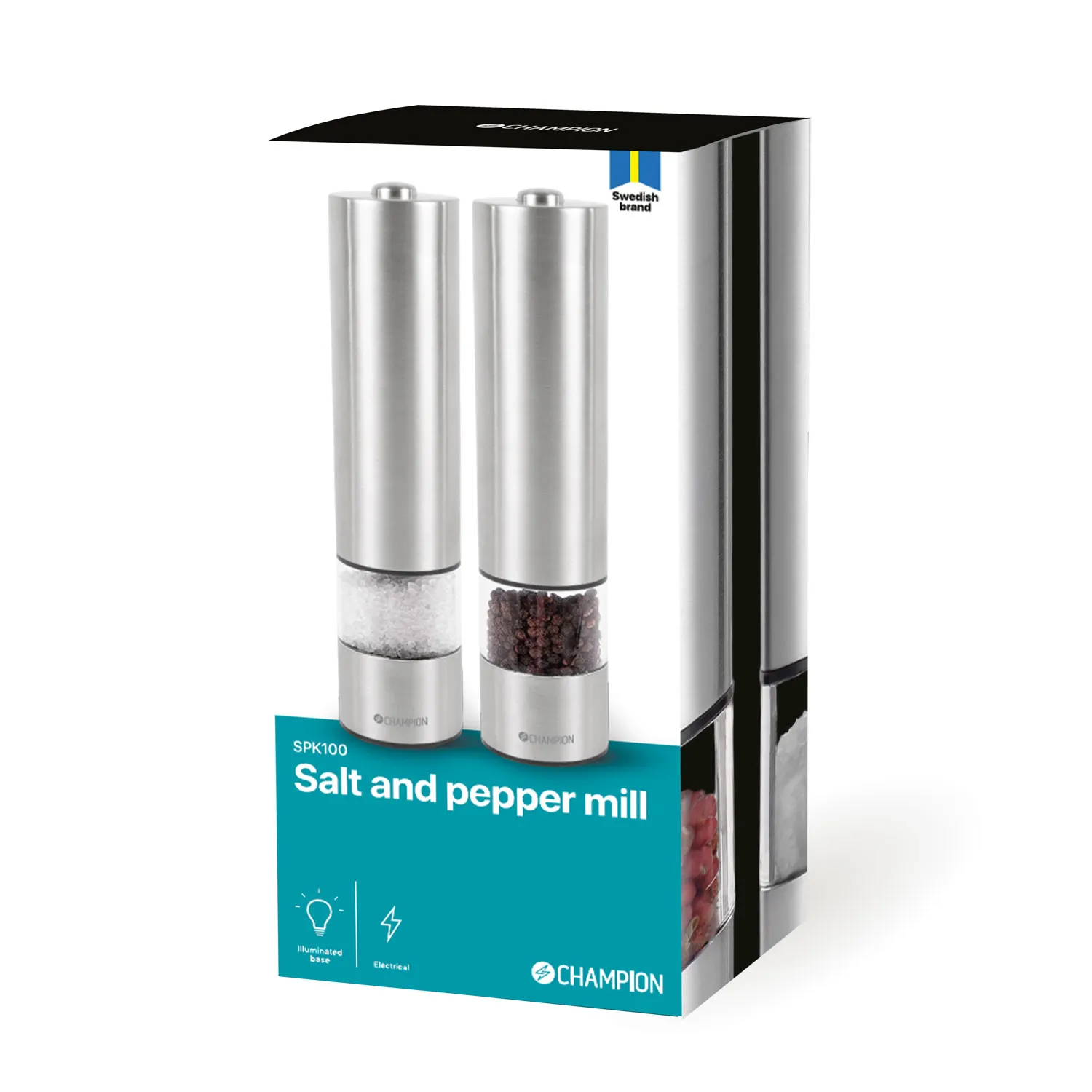Champion - electric salt & pepper grinder