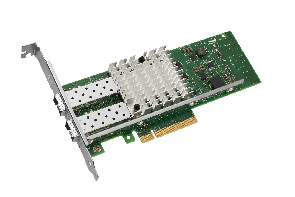 Intel Ethernet Converged Network Adapter X520-DA2 - Verkkoadapteri - PCIe 2.0 x8 matala profiili - 10Gb Ethernet / FCoE SFP+ x 2 Intel Ethernet Converged Network Adapter X520-DA2 - Verkkoadapteri - PCIe 2.0 x8 matala profiili - 10Gb Ethernet / FCoE SFP+ x 2