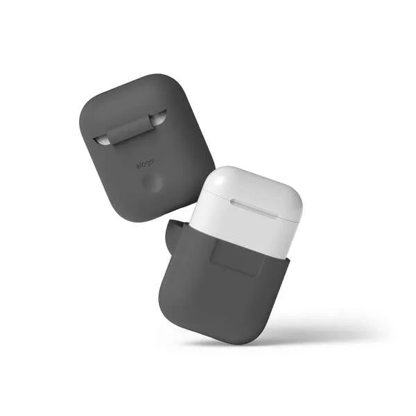 ELAGO Airpod Protective Silicon Case Dark Gray