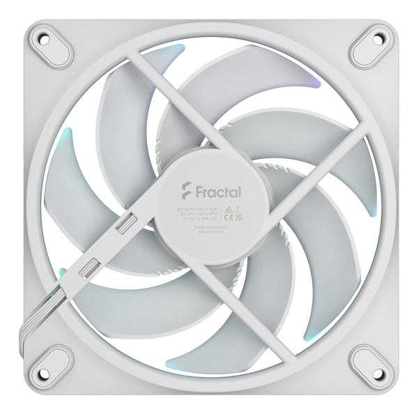 Fractal Design Momentum 14 RGB - case fan, white