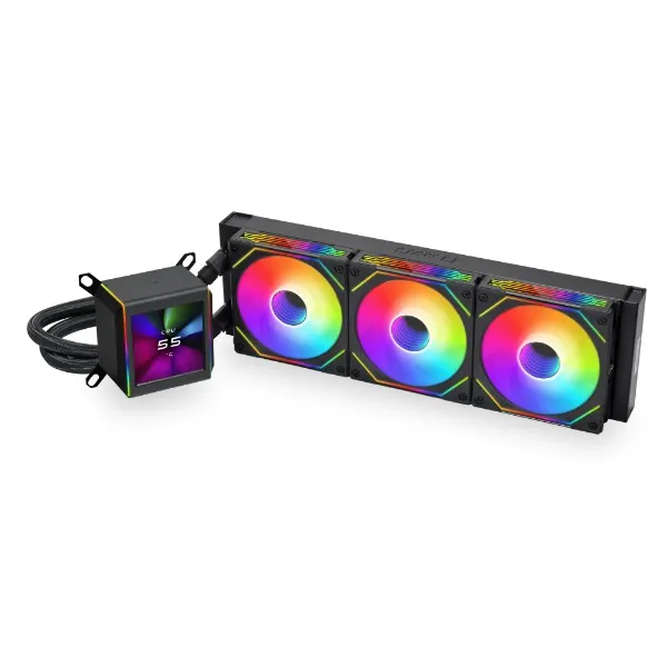 Lian Li GA II LCD SL-INF 360mm ARGB Liquid Cooler, Black
