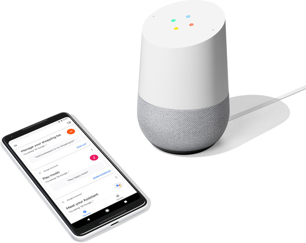 Google Home, valkoinen
