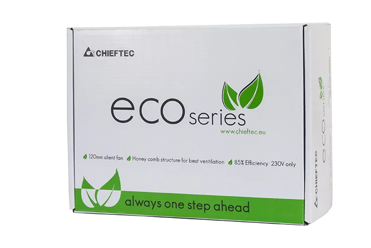 Chieftec ECO Series GPE-600S 600W - Power supply, 80 Plus Bronze