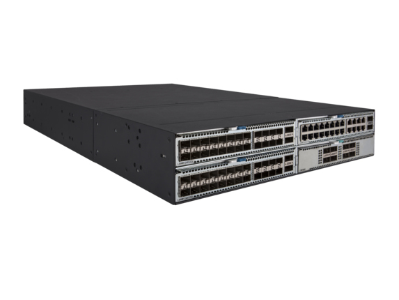HPE  Flex Fabric  5930-4Slot top-of-rack (ToR) data center switch.  4  open module slots and 4 empty power supply slots 2 empty fan tray slots. Order 650W 230 V