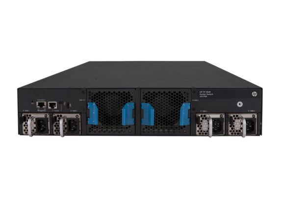 HPE  Flex Fabric  5930-4Slot top-of-rack (ToR) data center switch.  4  open module slots and 4 empty power supply slots 2 empty fan tray slots. Order 650W 230 V
