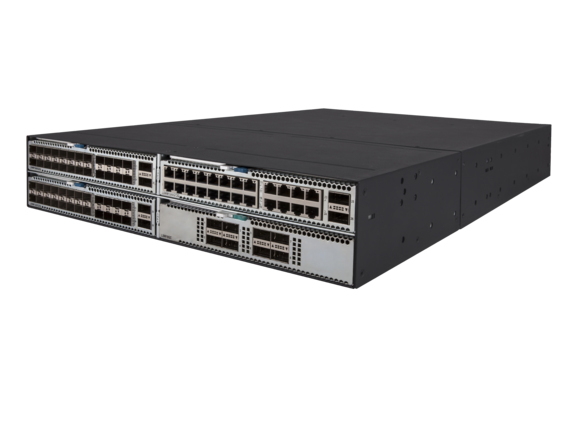 HPE  Flex Fabric  5930-4Slot top-of-rack (ToR) data center switch.  4  open module slots and 4 empty power supply slots 2 empty fan tray slots. Order 650W 230 V