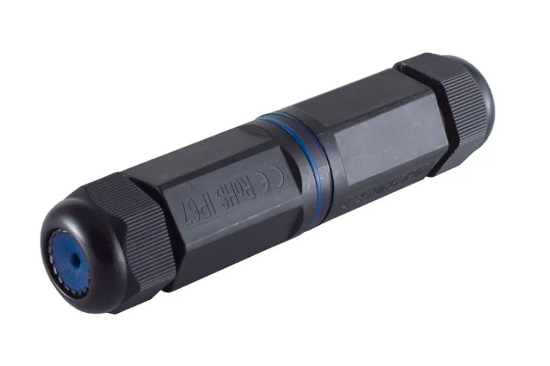 MicroConnect Cat6 S/FTP RJ45 -jatkoliitin, musta