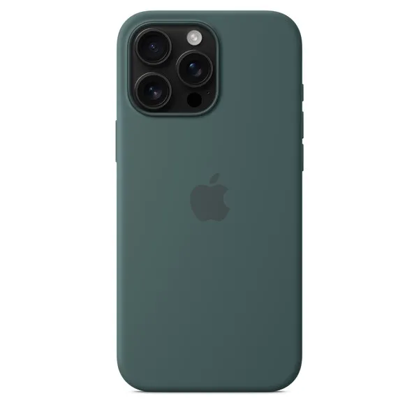 Apple iPhone 16 Pro Max, MagSafe -silikonikuori, Lammen­vihreä