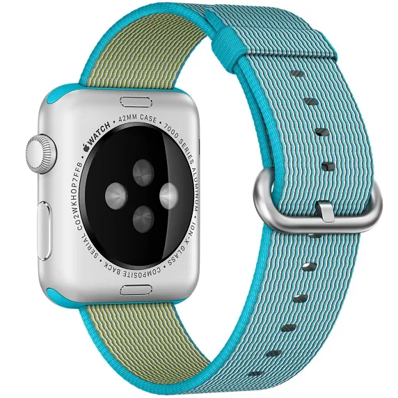 APPLE 42mm Scuba Blue Nylon Band