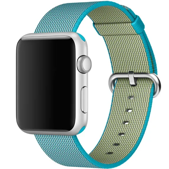 APPLE 42mm Scuba Blue Nylon Band