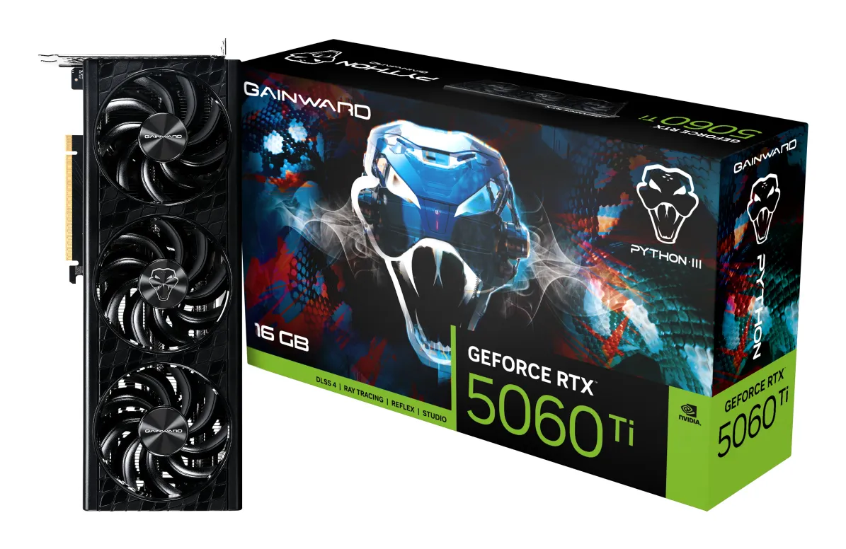 Gainward GeForce RTX 5060 Ti 16 Gt -n&auml;yt&ouml;nohjain