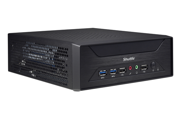 Shuttle XPC slim Barebone XH110, 2x 2,5 &quot;SATA-h&aring;rddiskar, svart