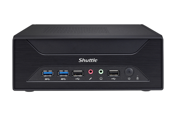 Shuttle XPC slim Barebone XH110, 2x 2,5 &quot;SATA-h&aring;rddiskar, svart