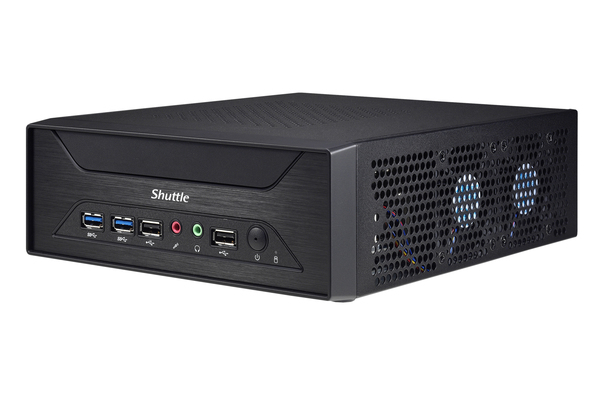 Shuttle XPC slim Barebone XH110, 2x 2,5 &quot;SATA-h&aring;rddiskar, svart