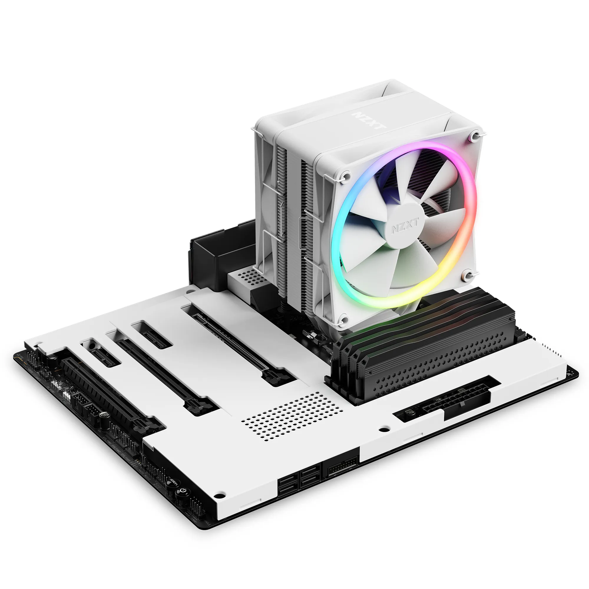 NZXT T120 RGB 120mm - CPU Cooler, White