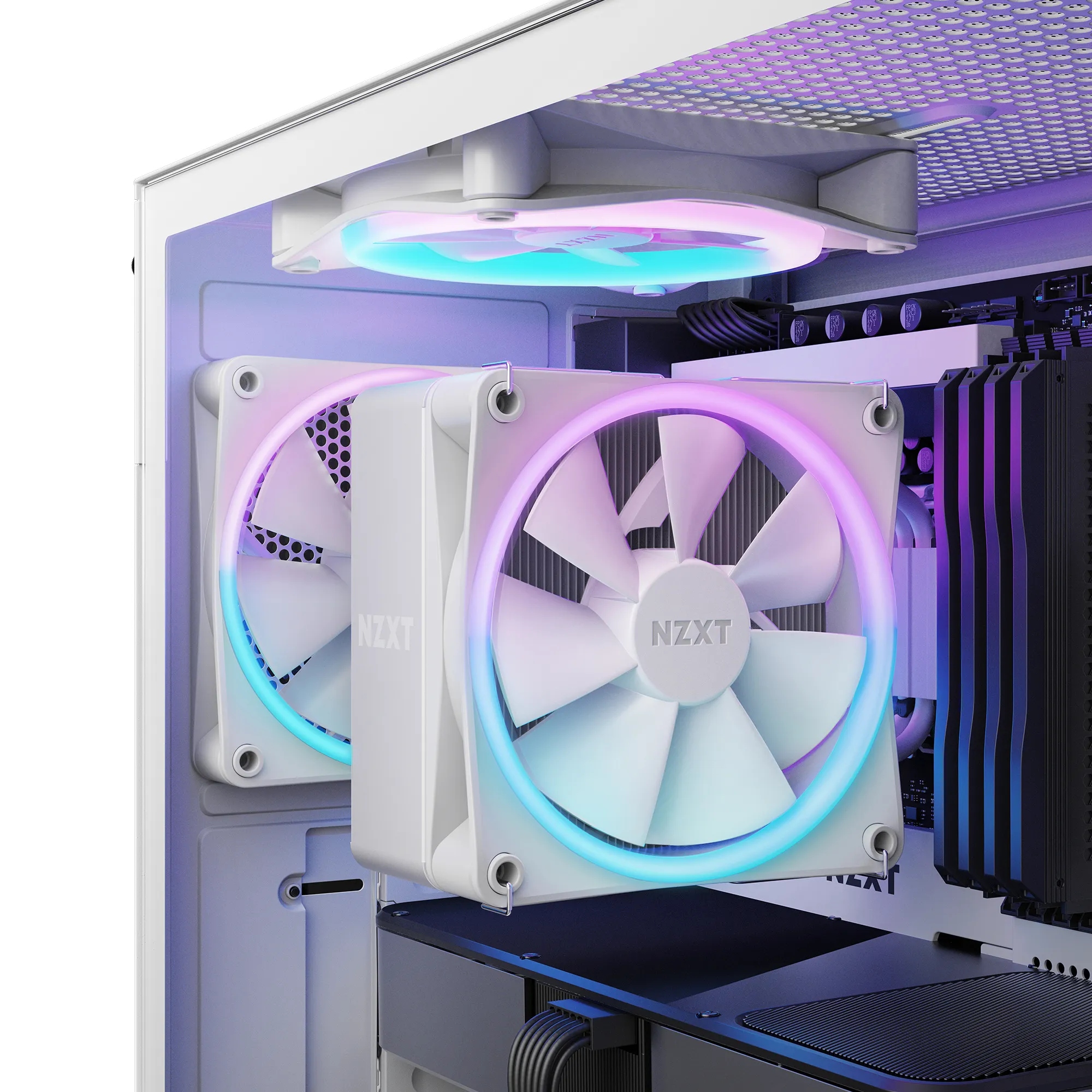 NZXT T120 RGB 120mm - CPU Cooler, White