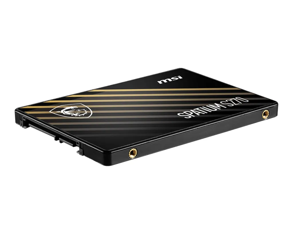 MSI SPATIUM S270 960 GB 2,5" SATA III SSD, svart