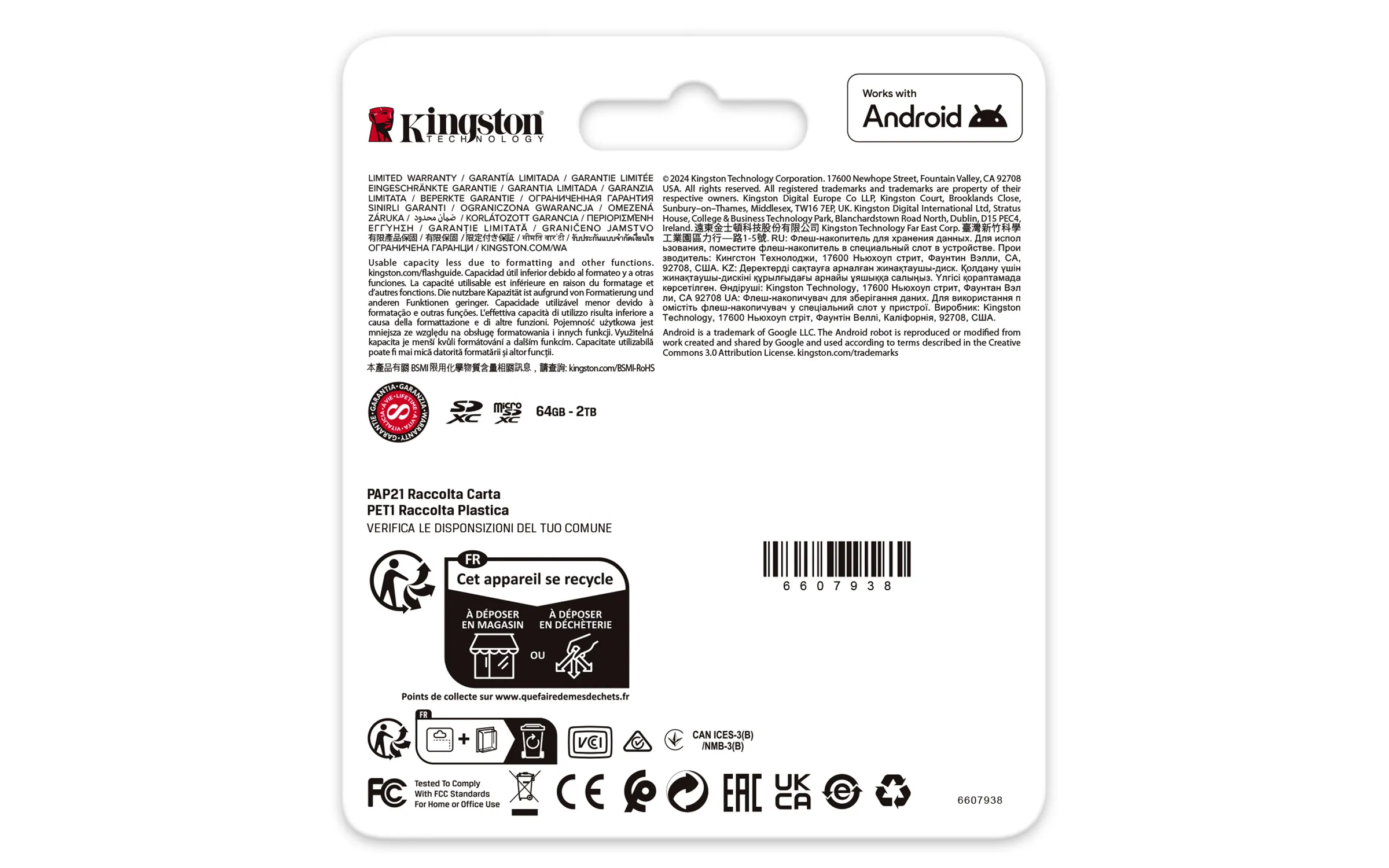 Kingston Canvas Go Plus G4 512 GB SDXC - minneskort