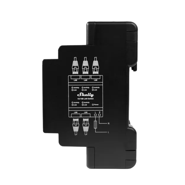 Shelly LAN Switch - DIN ethernet switch