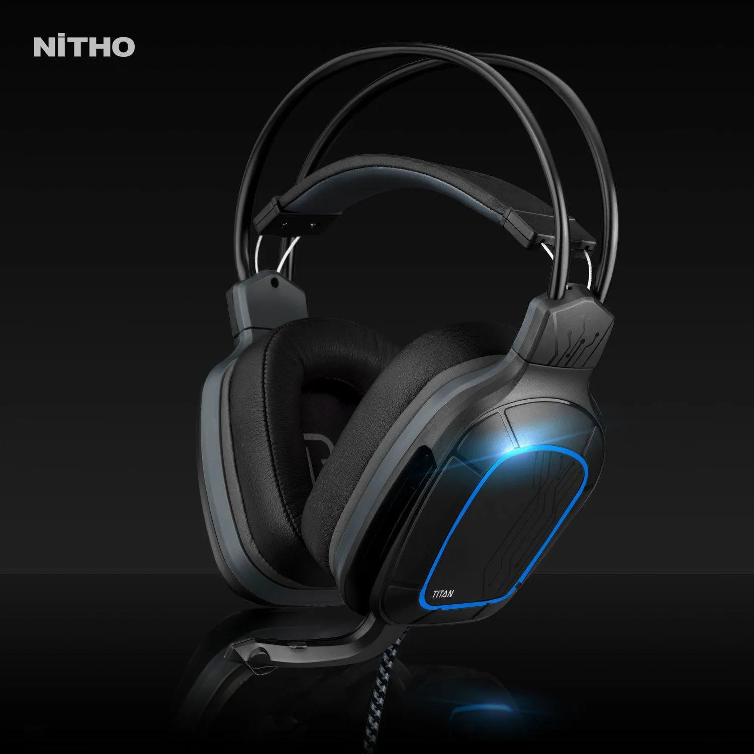 NITHO Headset Gaming Titan 7.1 v -pelikuulokkeet