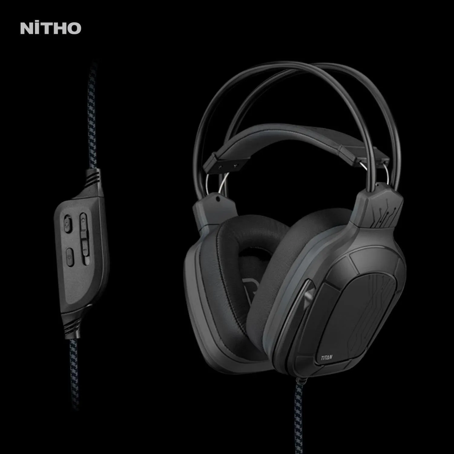 NITHO Headset Gaming Titan 7.1 v -pelikuulokkeet