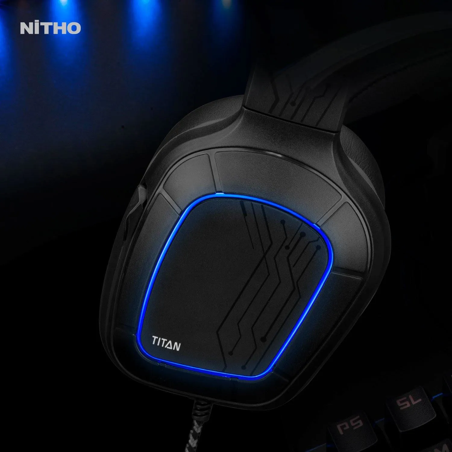 NITHO Headset Gaming Titan 7.1 v -pelikuulokkeet