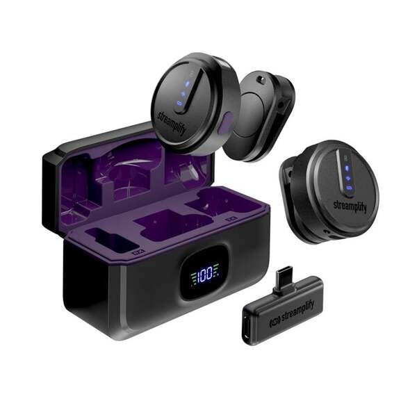 Streamplify Mic Go – trådlös mikrofon med brusreducering