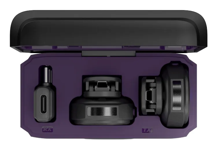 Streamplify MIC GO Wireless Lavalier Microphone (incl. 1 transmitter + 1 receiver + case), Black