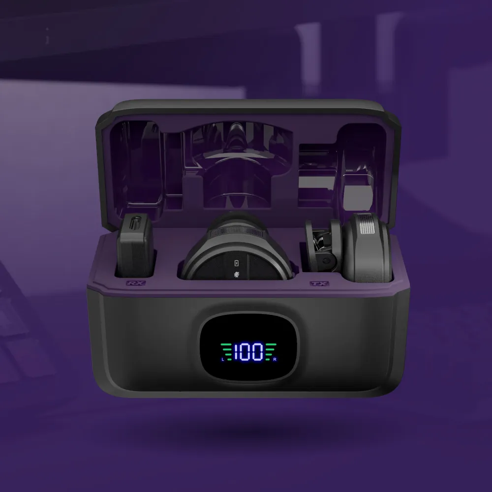 Streamplify MIC GO Wireless Lavalier Microphone (incl. 1 transmitter + 1 receiver + case), Black