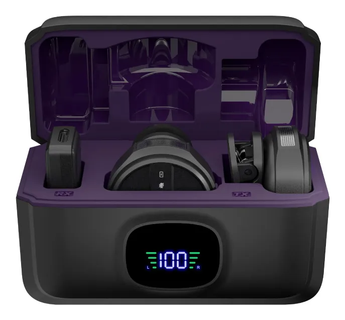 Streamplify MIC GO Wireless Lavalier Microphone (incl. 1 transmitter + 1 receiver + case), Black