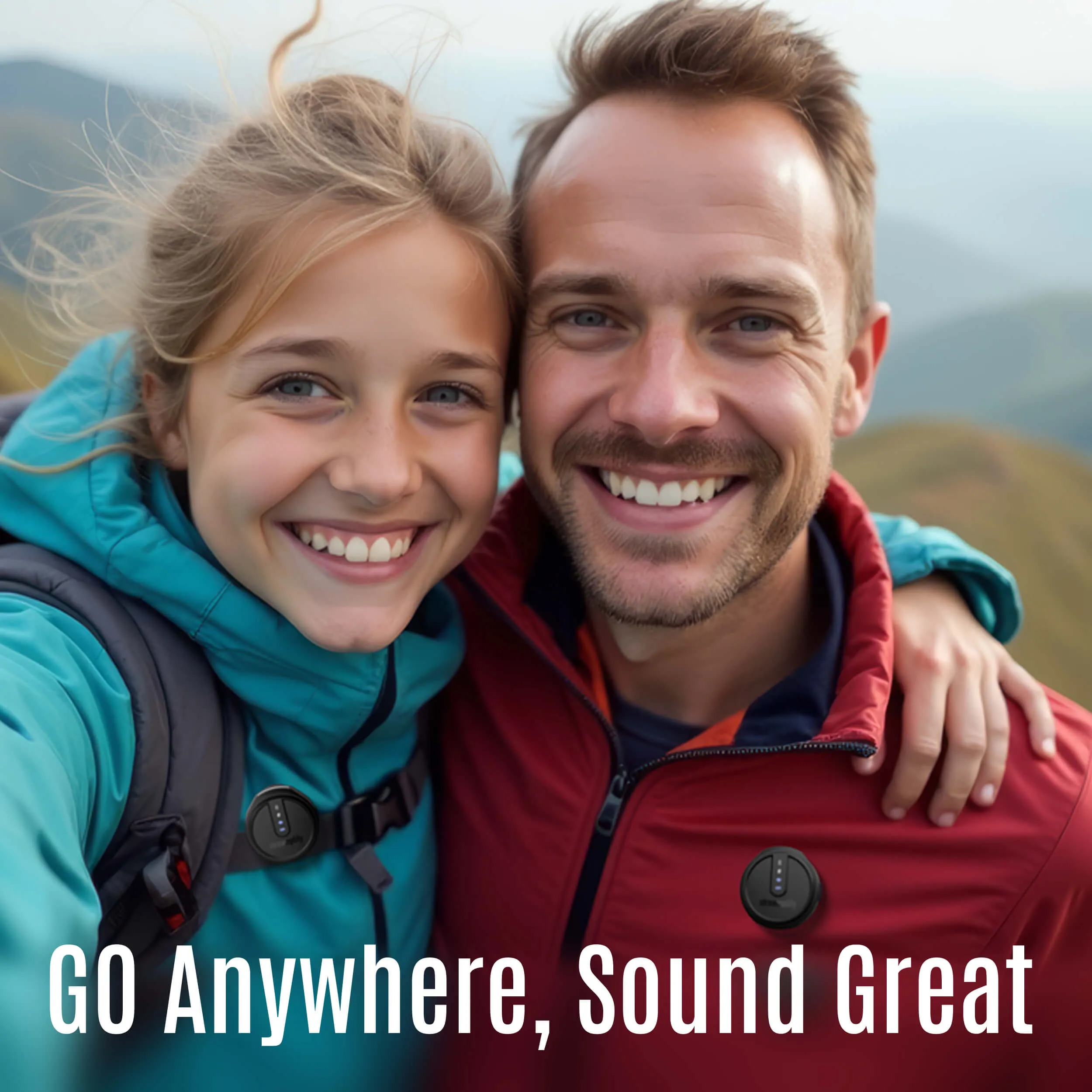 Streamplify MIC GO Wireless Lavalier Microphone (incl. 1 transmitter + 1 receiver + case), Black