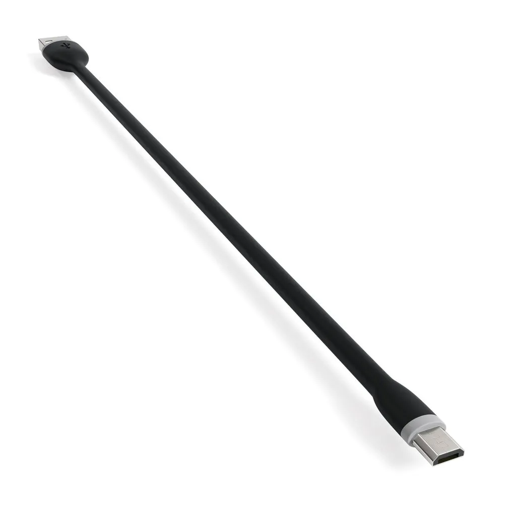 Satechi Flexible USB-A - Micro-USB B - cable, 0.25 m, Black