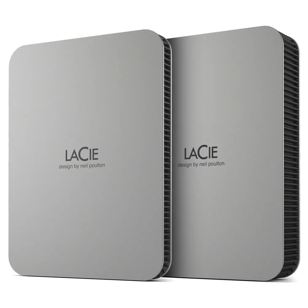 Lacie Mobile Drive (2022)  5 TB -ulkoinen kovalevy, Hopea