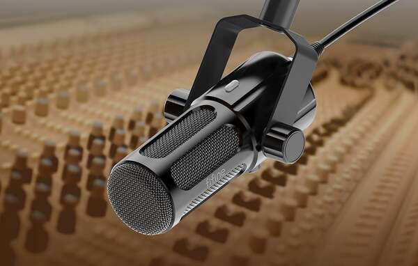 FIFINE AmpliTank TANK6-W, USB-C, XLR, dynamisk mikrofon, vit