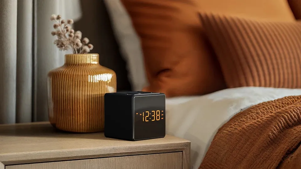 Philips TAR4500/10 Clock Radio with DAB/FM, LED Display and USB-C Charging, Black