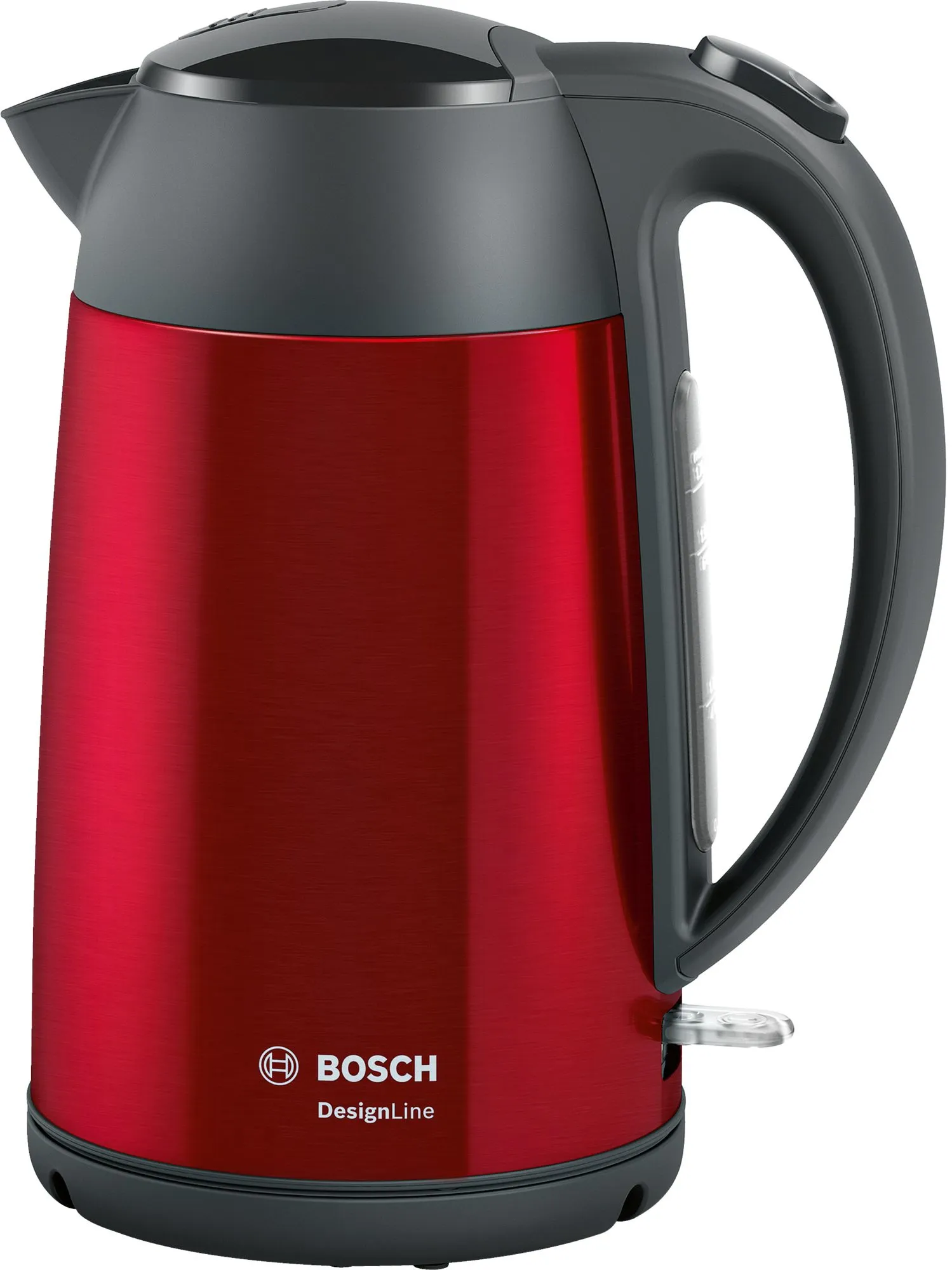 Bosch DesignLine TWK3P424 - vattenkokare, röd