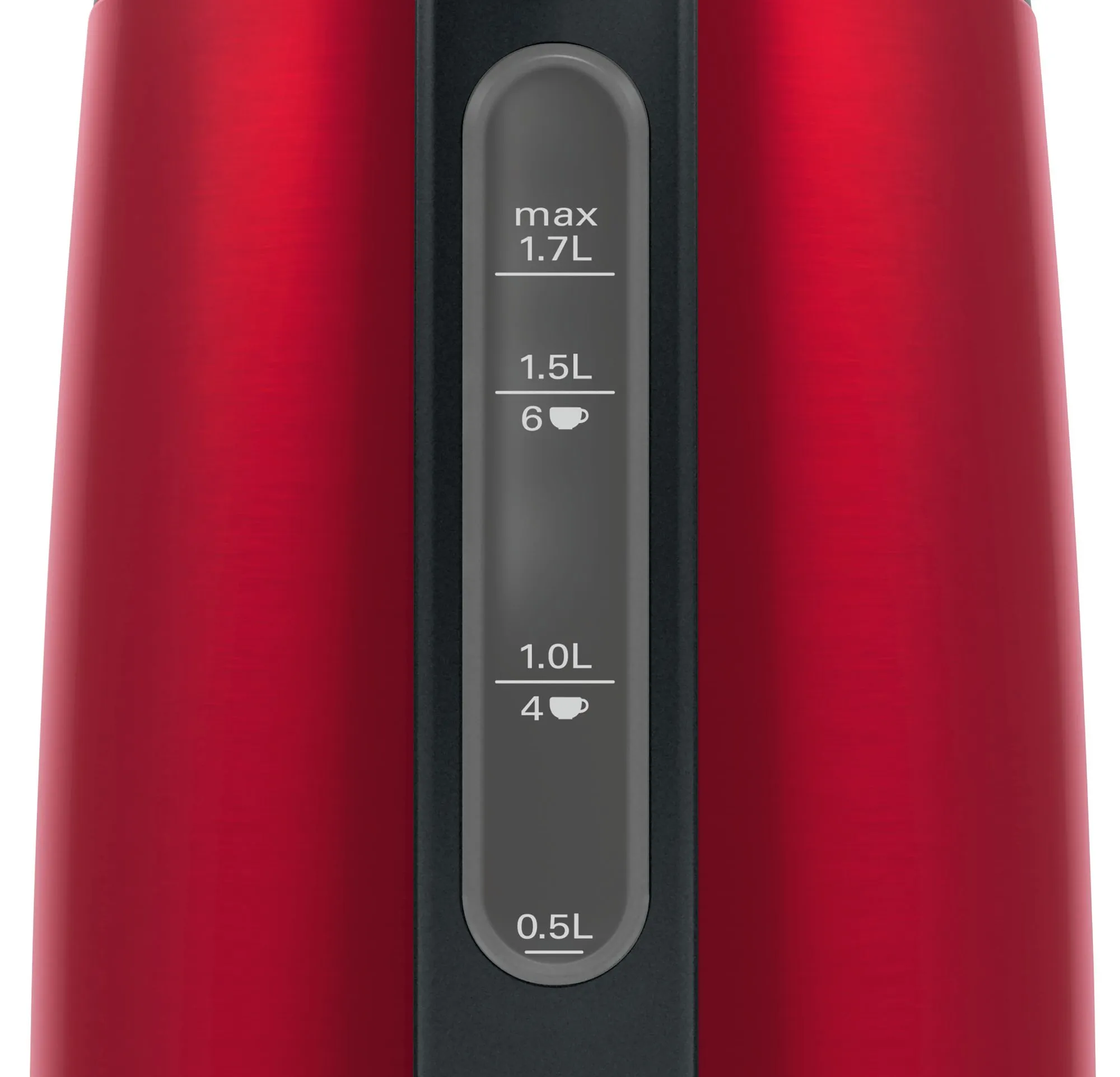 Bosch DesignLine TWK3P424 - vattenkokare, röd
